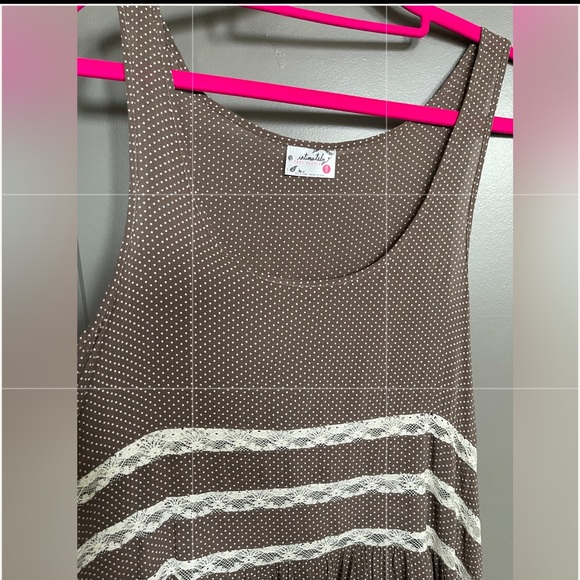 Vintage free people dress lace insert XS/tp - Picture 2 of 4